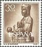 Spain 1954 Virgin 30 CTS Castaño Edifil 1135